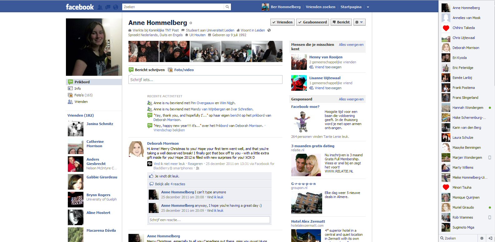 Anne Facebook